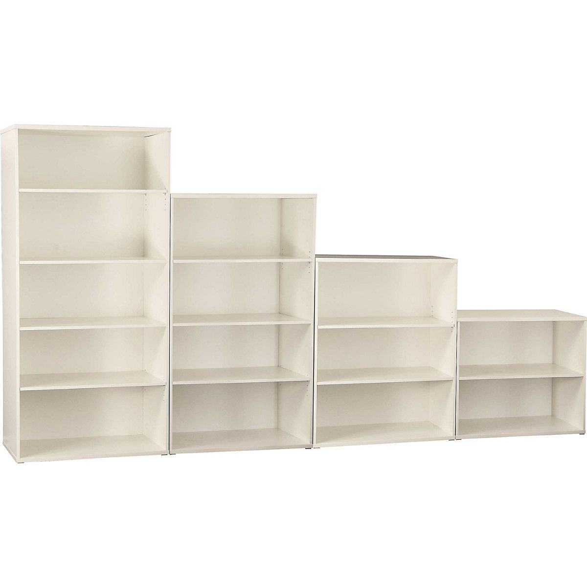 Karbon Large Volume Bookcases, Karbon Large Volume Bookcases, Karbon Large Volume Bookcases 816h x 940w x 530d mm | White-2