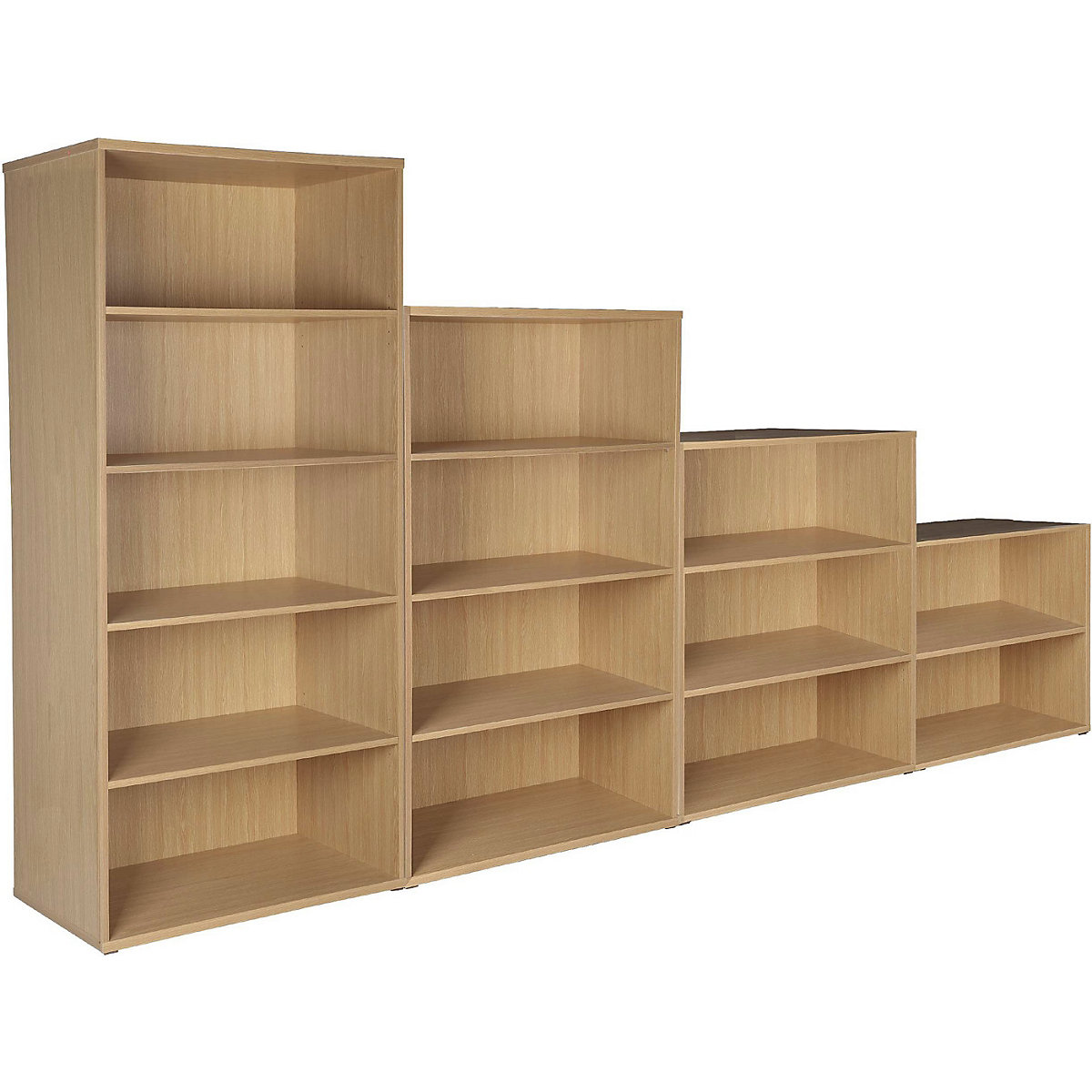 Karbon Large Volume Bookcases, Karbon Large Volume Bookcases, Karbon Large Volume Bookcases 1592h x 940w x 530d mm | Oak-1