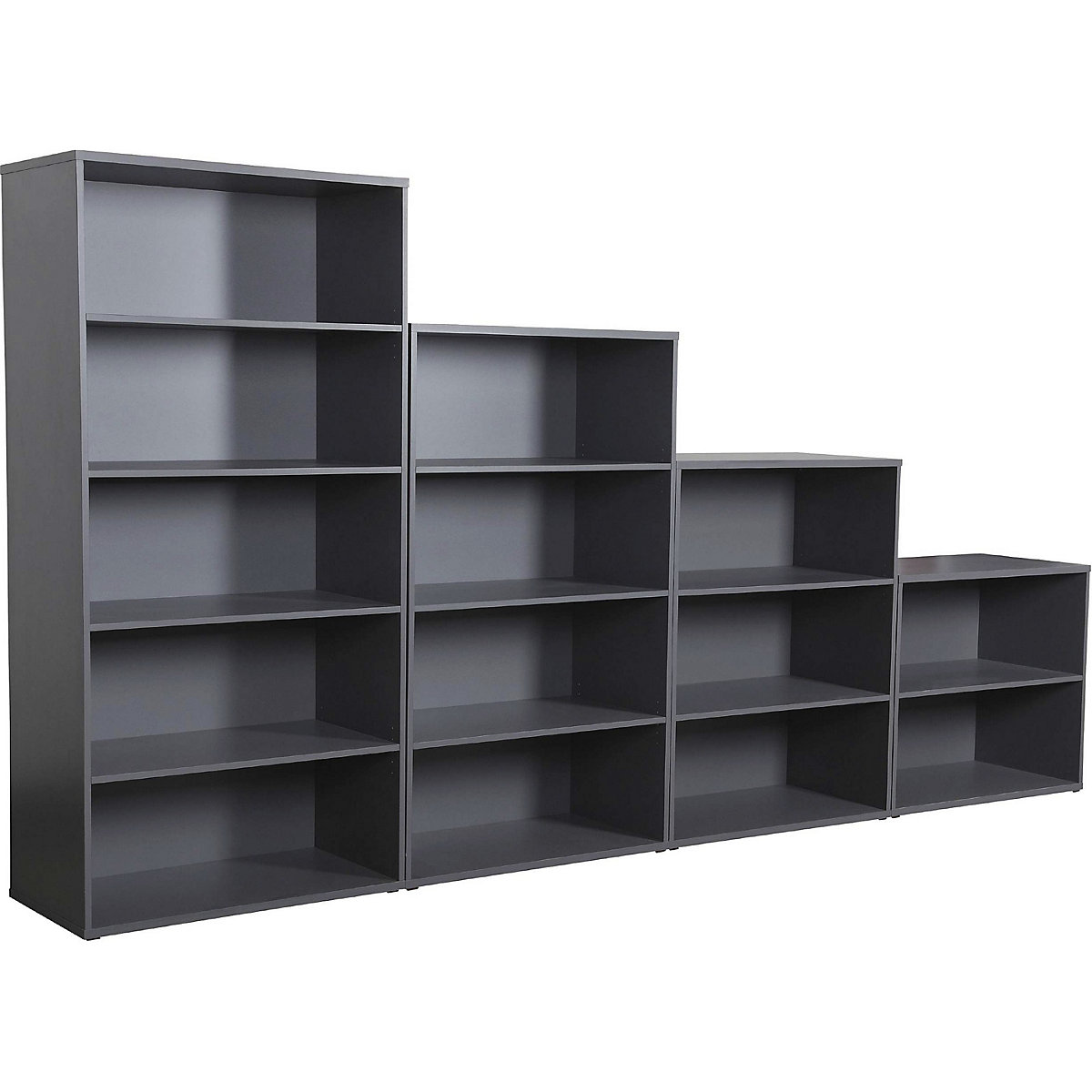 Karbon Large Volume Bookcases, Karbon Large Volume Bookcases, Karbon Large Volume Bookcases 1592h x 940w x 530d mm | Grey-3