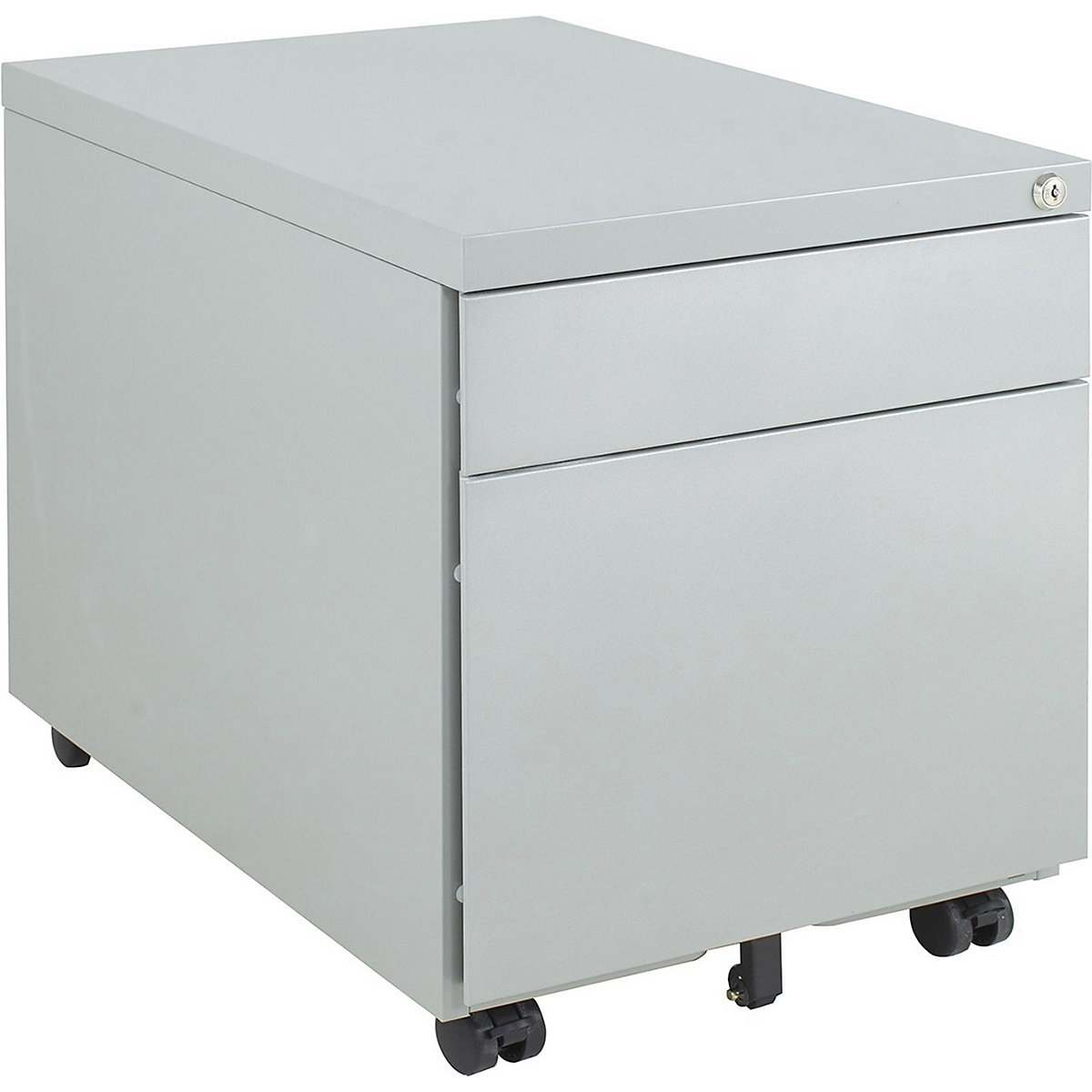 Karbon Steel Low Mobile Pedestals, Karbon Steel Low Mobile Pedestals, Karbon Steel Low Mobile Pedestals | 476h x 390w x 526d mm | Silver-3