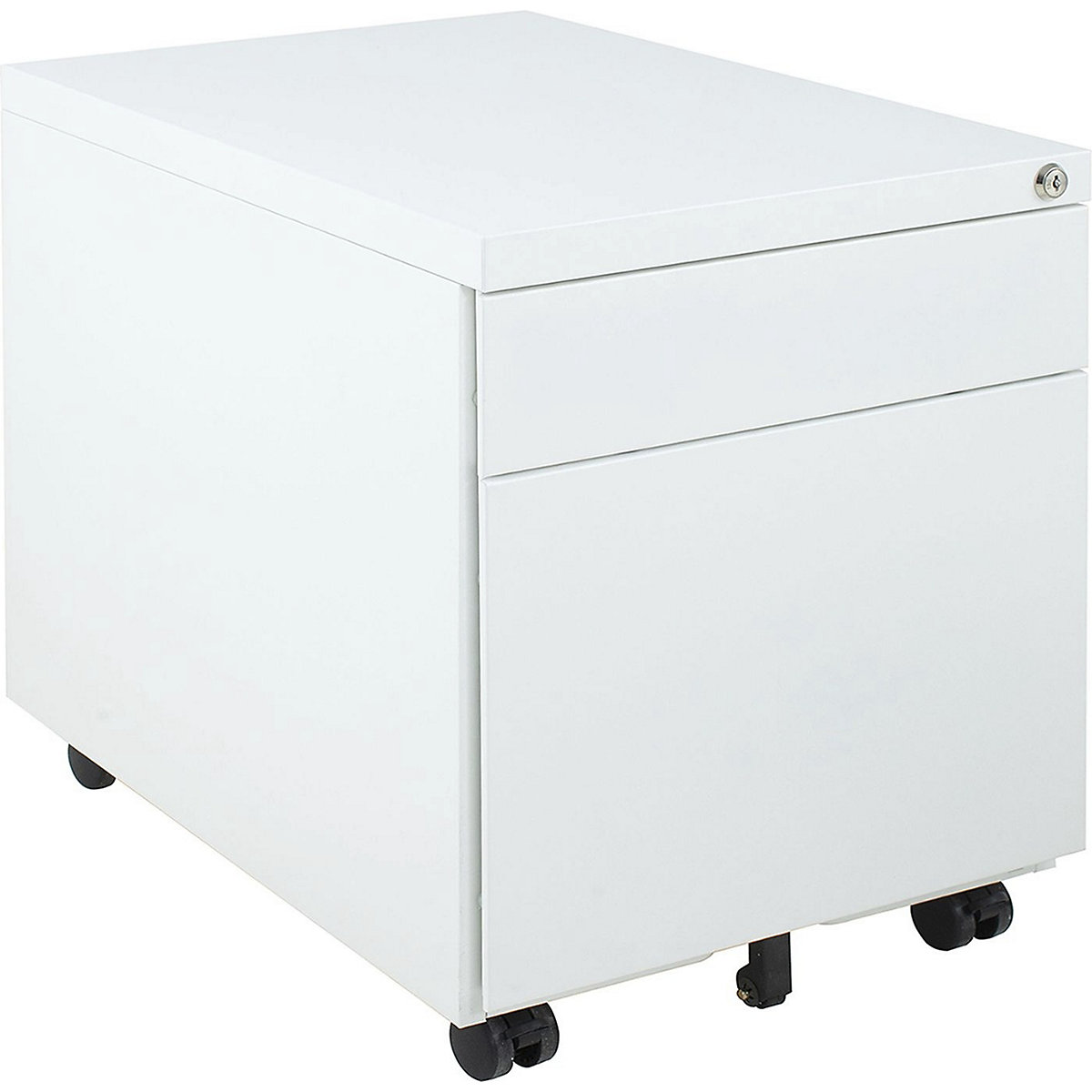 Karbon Steel Low Mobile Pedestals, Karbon Steel Low Mobile Pedestals, Karbon Steel Low Mobile Pedestals | 476h x 390w x 526d mm | White-2