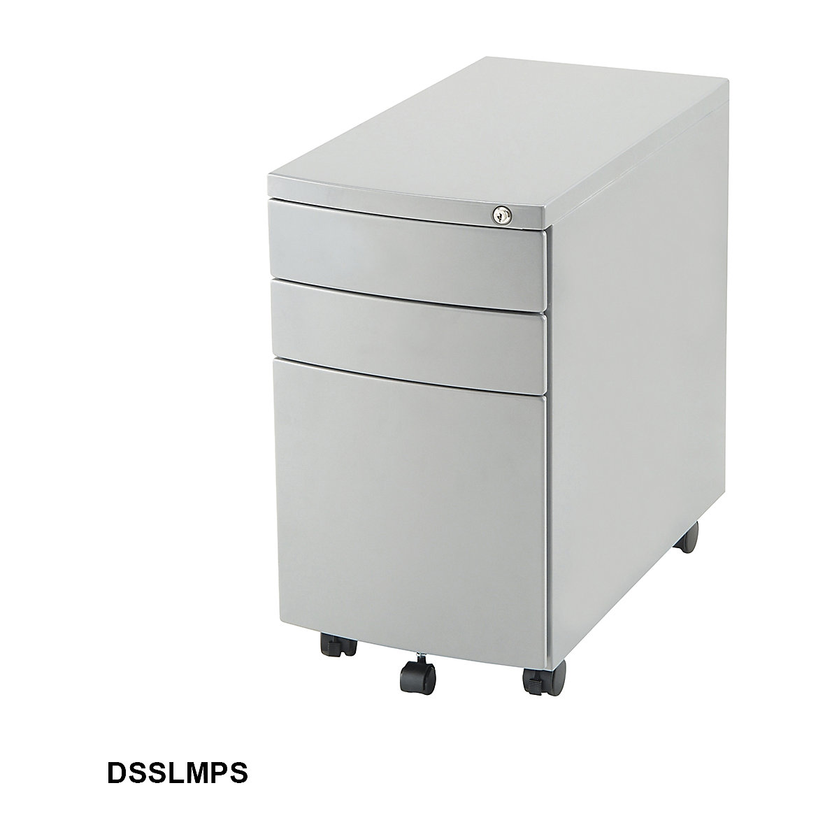 Steel Slimline Mobile Pedestal (Product illustration 3)-2