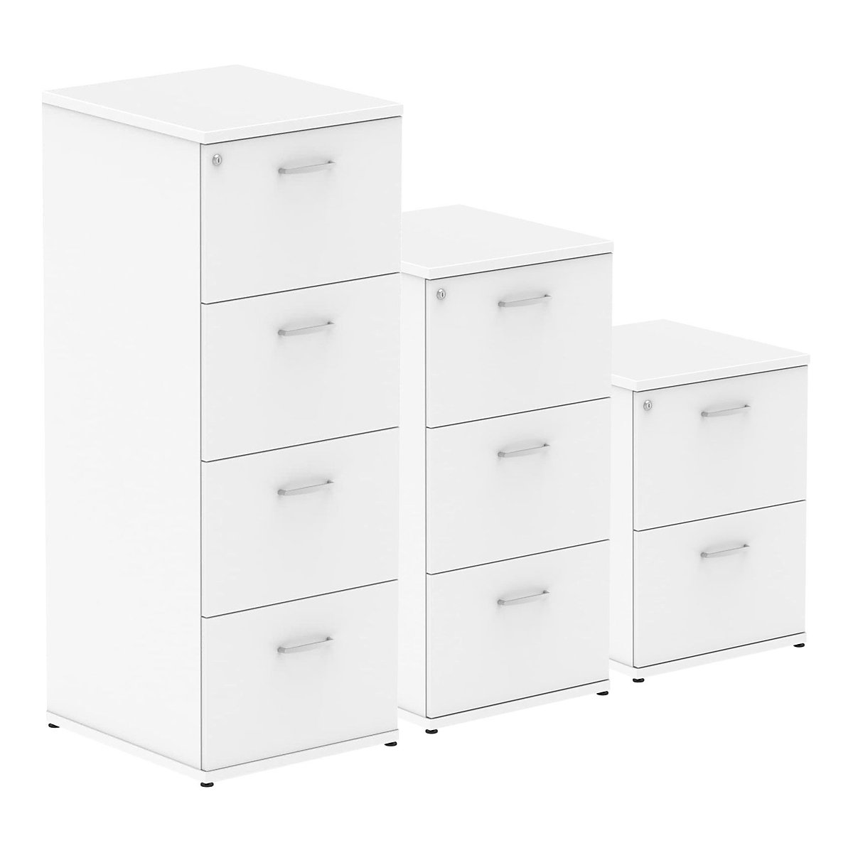 InterAct Filing Cabinets, InterAct Filing Cabinets, InterAct Filing Cabinets 1125h x 500w x 600d mm | White-1