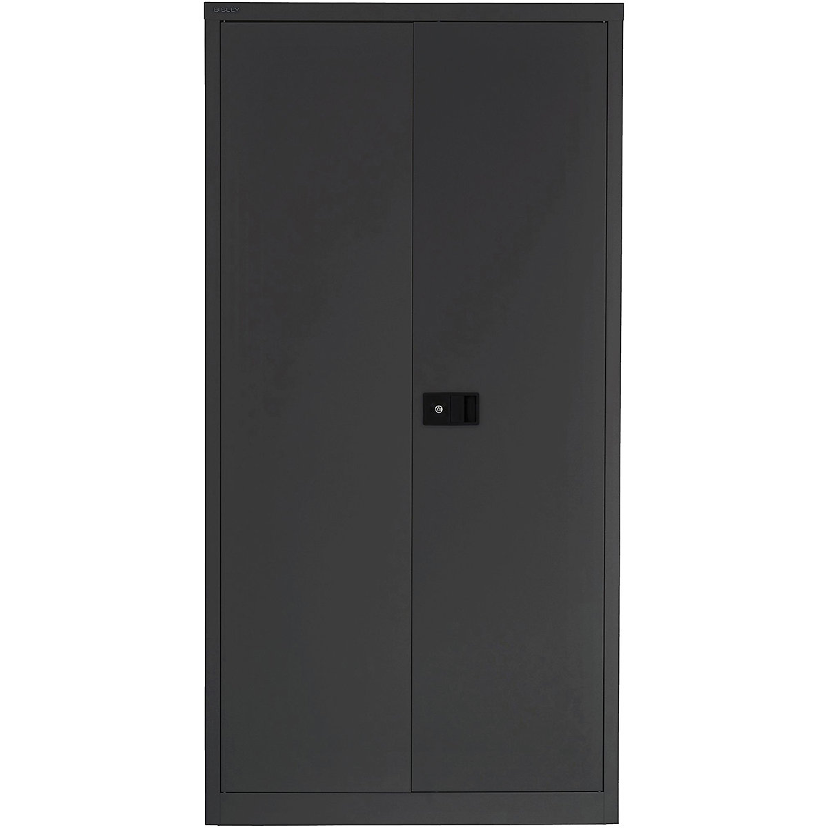 Bisley 2 Door Stationary Cupboards, Bisley 2 Door Stationary Cupboards, Bisley 2 Door Stationary Cupboards | 1806h x 914w x 400d mm | 3 Shelves | Black-0