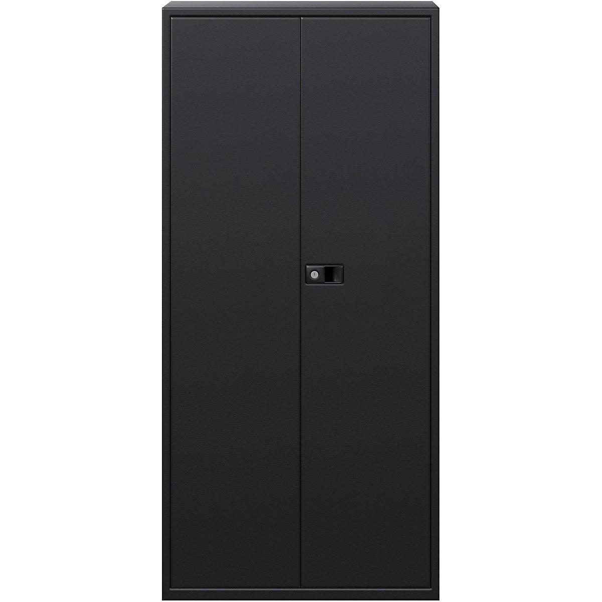 Bisley 2 Door Stationary Cupboards, Bisley 2 Door Stationary Cupboards, Bisley 2 Door Stationary Cupboards | 1950h x 914w x 400d mm | 4 Shelves | Black-0