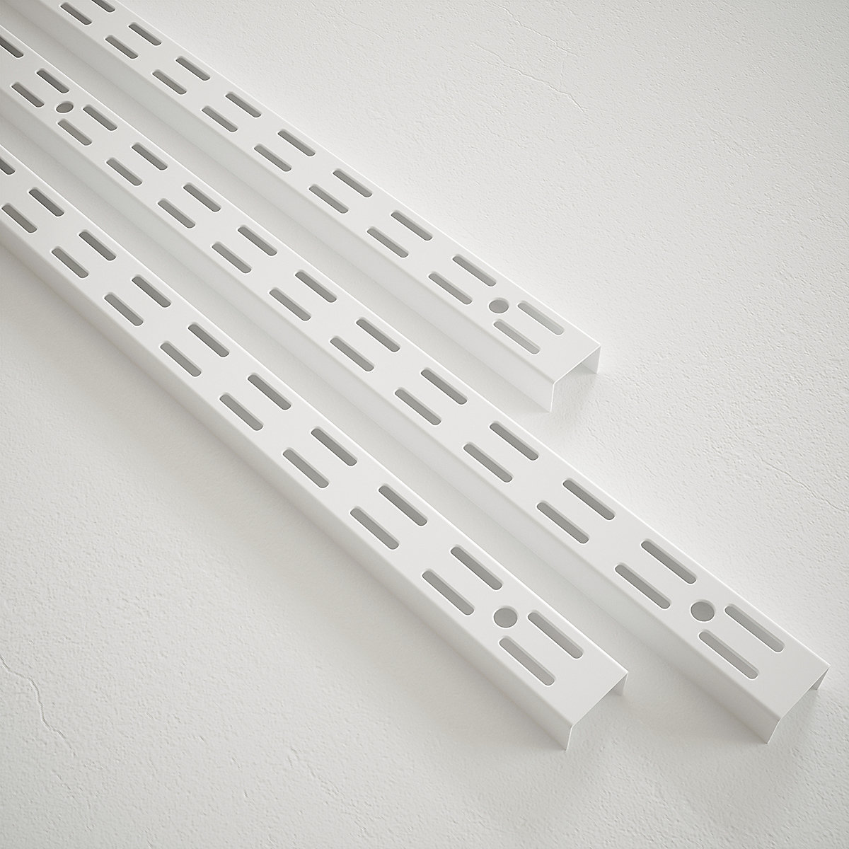 Office Wall Mounted Shelving Kits in White | 600mm Wide | Melamine Shelves (Product illustration 10)-9