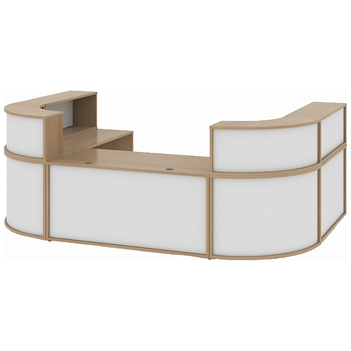 Denver Two Tone Extra Large U-Shaped Reception Unit, Denver Two Tone Extra Large U-Shaped Reception Unit, Denver Two Tone Extra Large U-Shaped Reception Unit | Next Day-0
