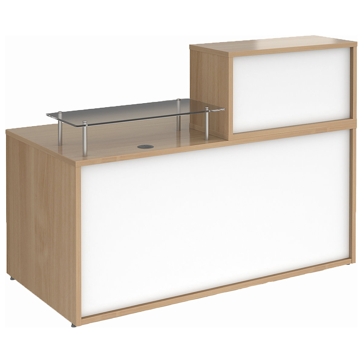 Denver Two Tone Medium Straight Reception Unit, Denver Two Tone Medium Straight Reception Unit, Denver Two Tone Medium Straight Reception Unit | Economy Delivery-0