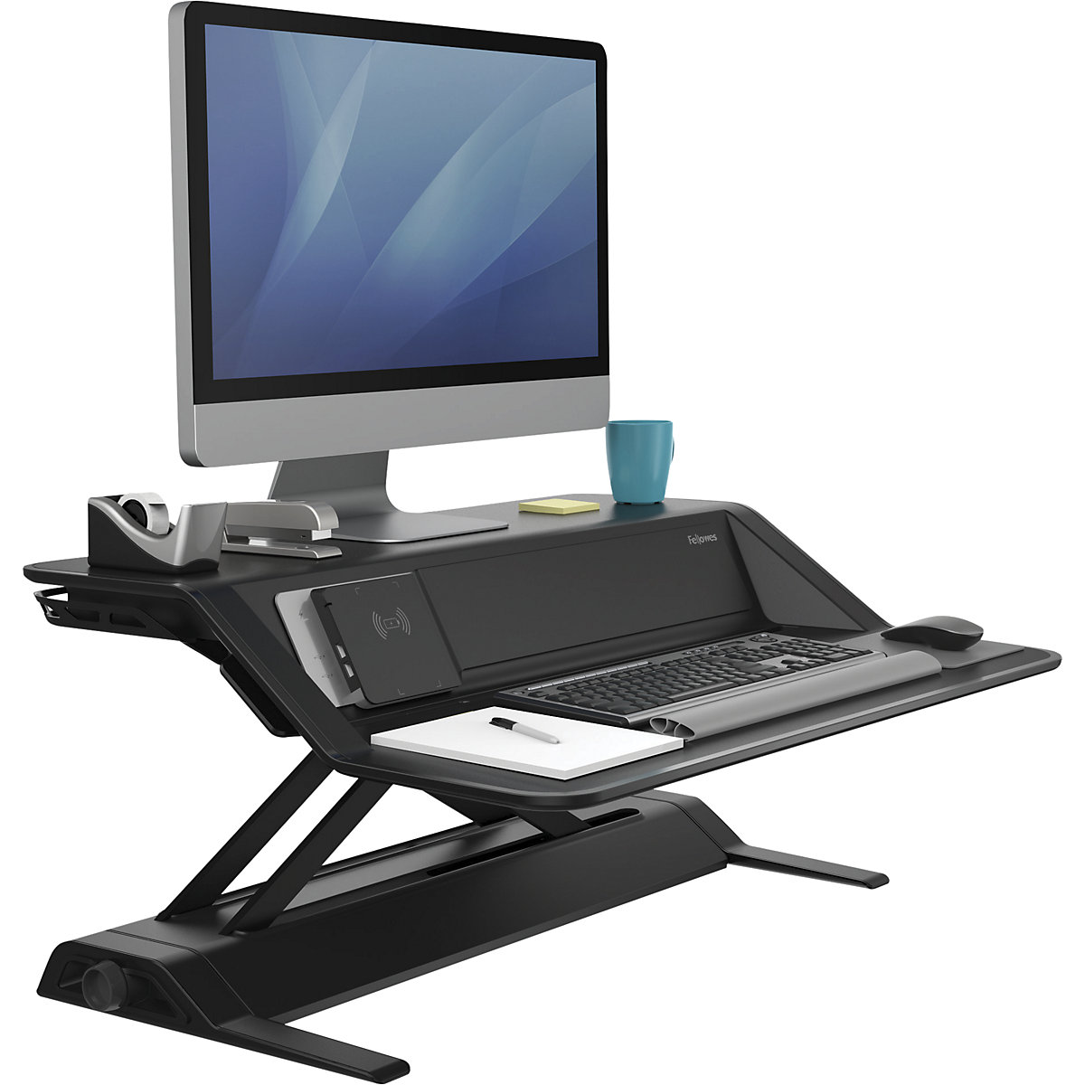 Lotus™ DX sitting/standing workstation – Fellowes (Product illustration 6)-5