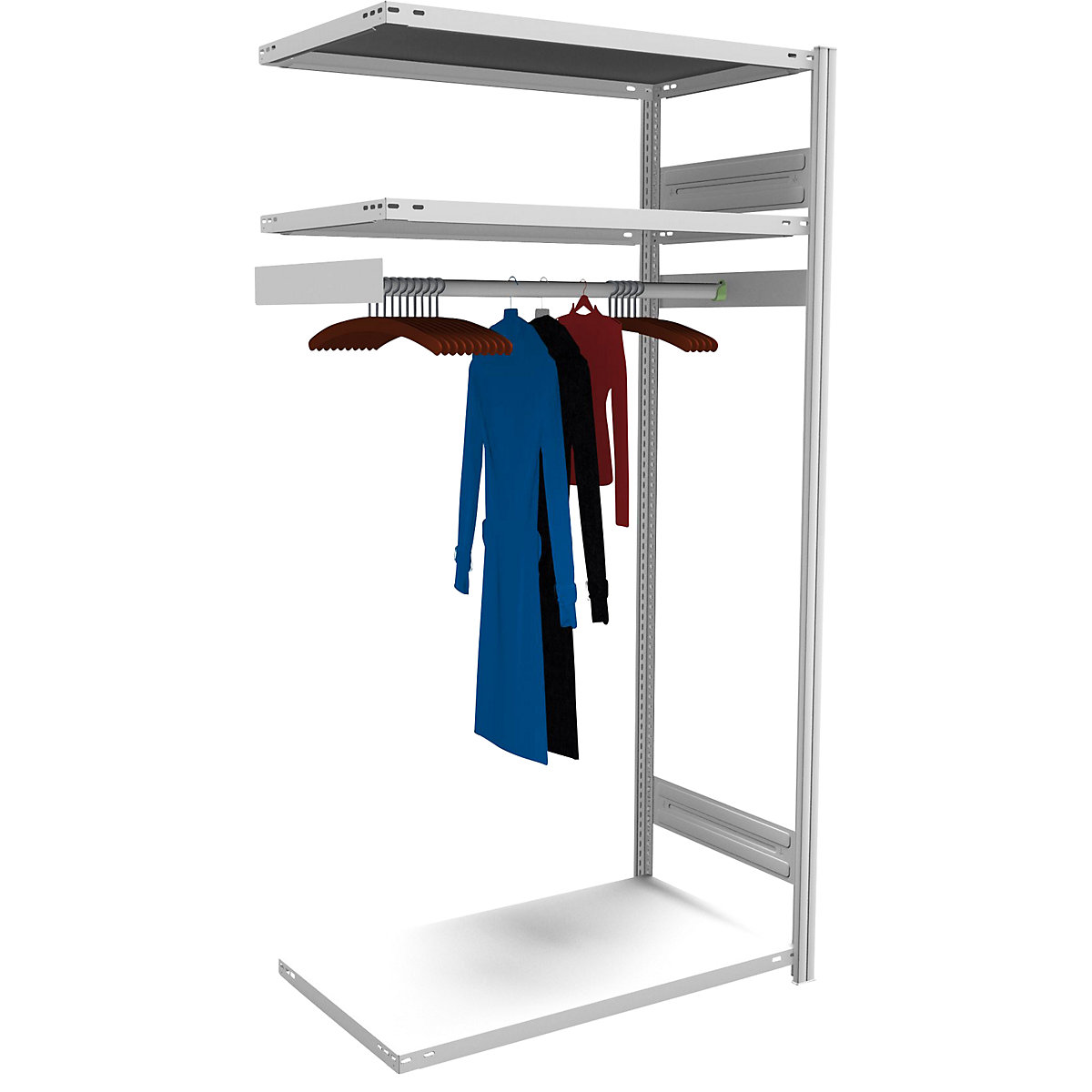 Boltless cloakroom shelving unit – hofe