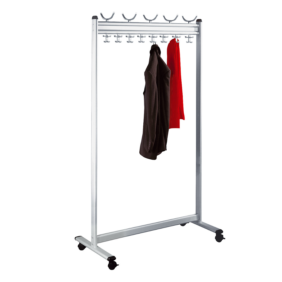Coat rail, HxD 1700 x 400 mm