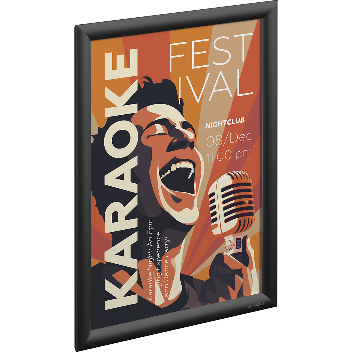 Snap frame aluminium – DURABLE (Product illustration 4)-3