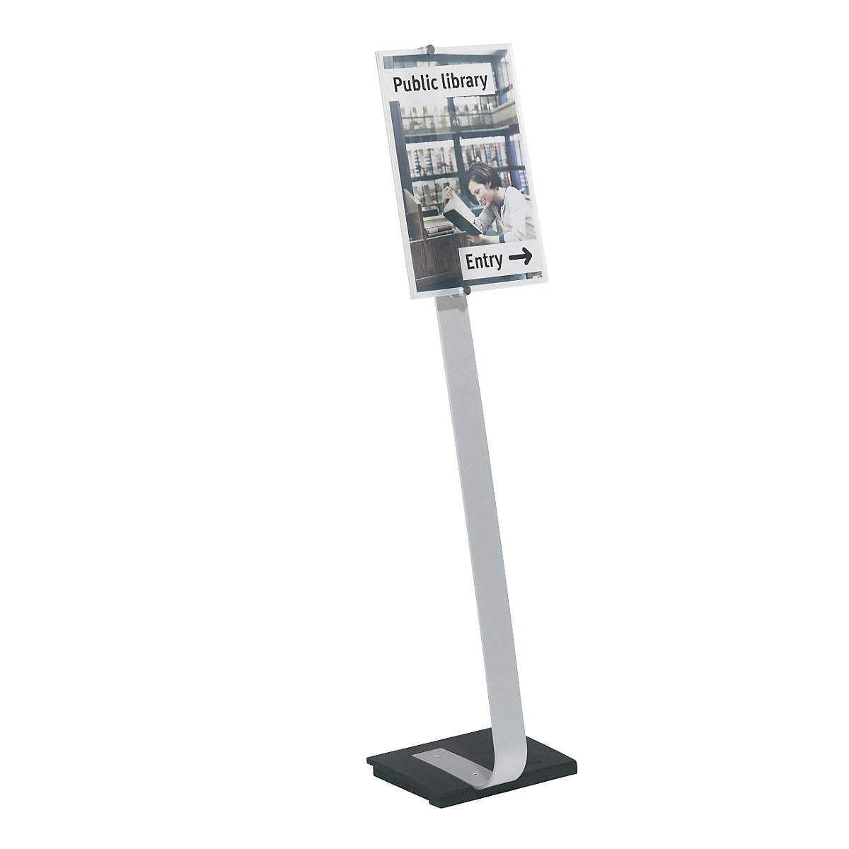 CRYSTAL SIGN floor stand – DURABLE (Product illustration 4)-3