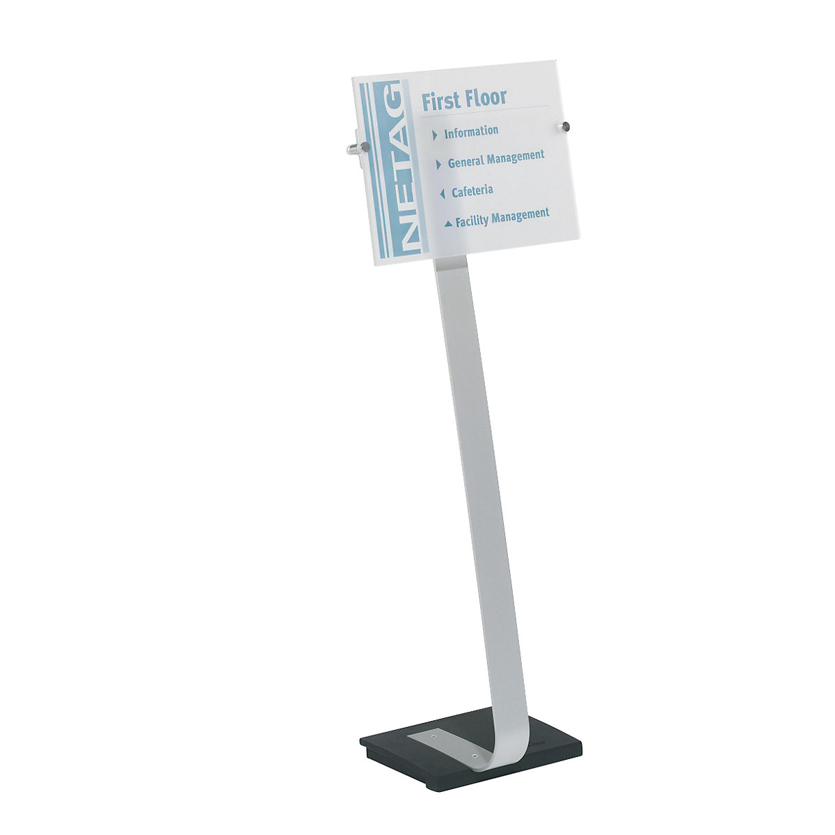CRYSTAL SIGN floor stand - DURABLE