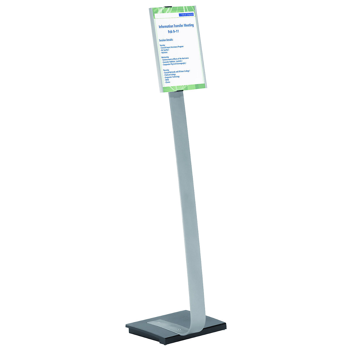 Floor stand with notice panel – DURABLE (Product illustration 4)-3
