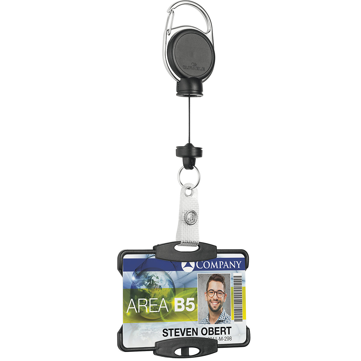 EXTRA STRONG ID badge holder with yoyo – DURABLE (Product illustration 3)-2
