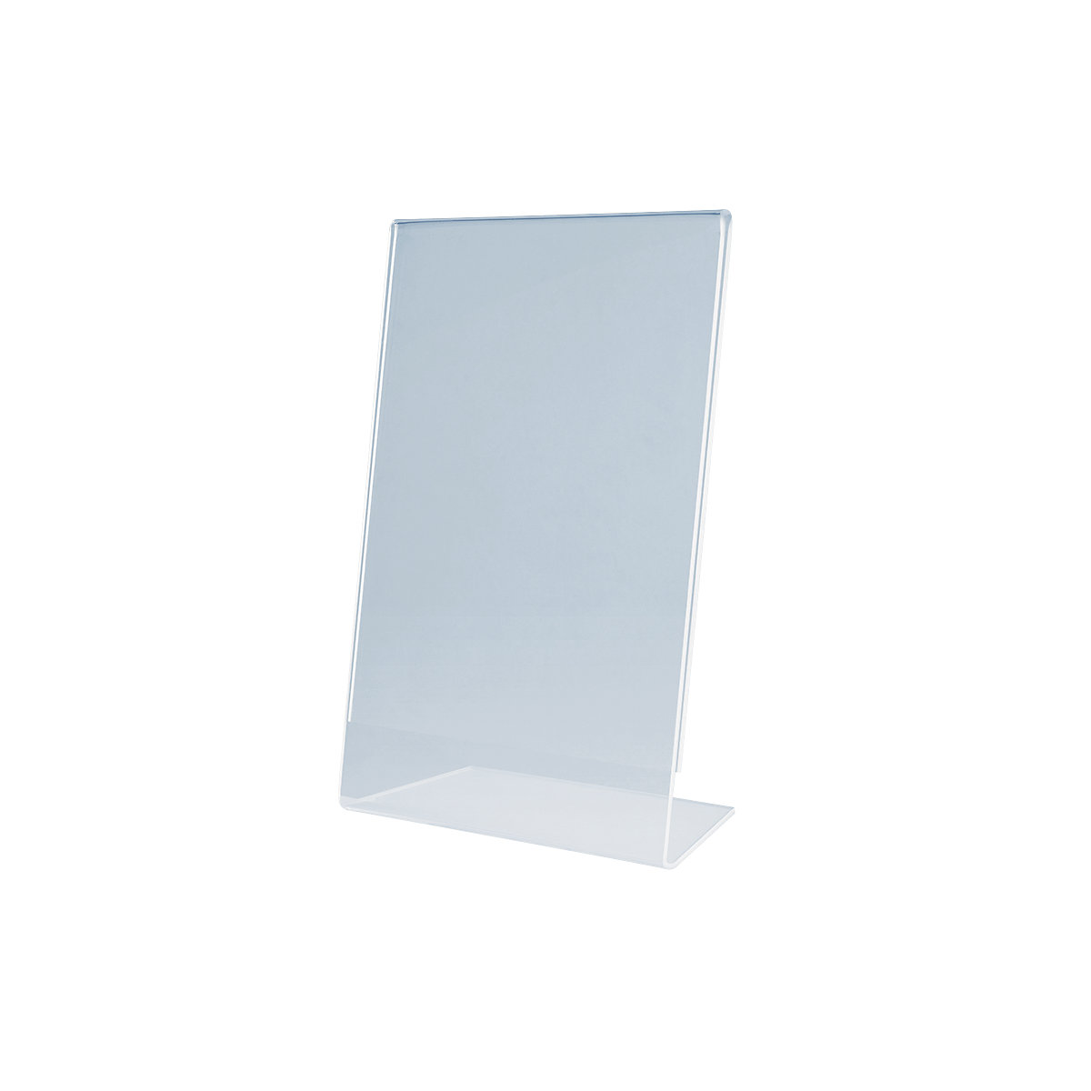 Tabletop display – magnetoplan, inclined, polystyrene, format long portrait, pack of 6-4