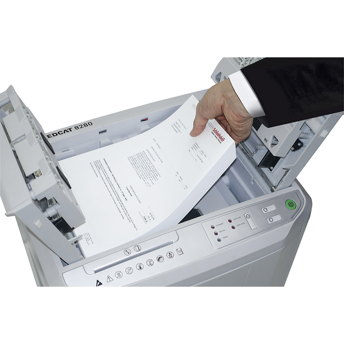 8280 CC autofeed document shredder – SHREDCAT (Product illustration 4)-3