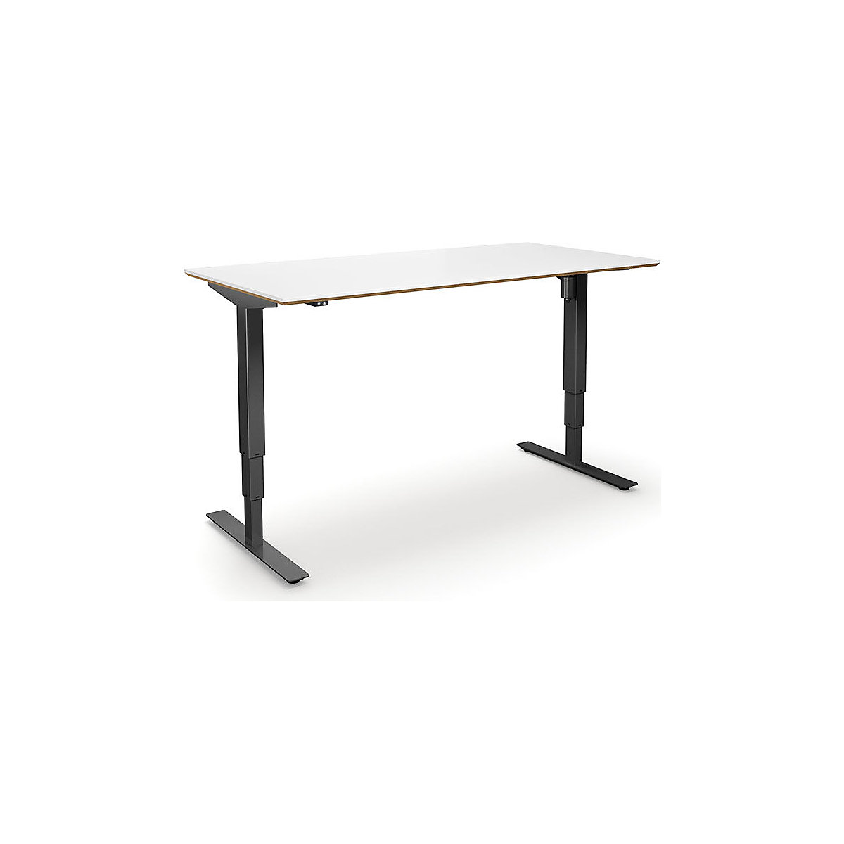 Atlanta Trend desk, electrically height adjustable, straight, WxD 1400 x 800 mm, white/black-4