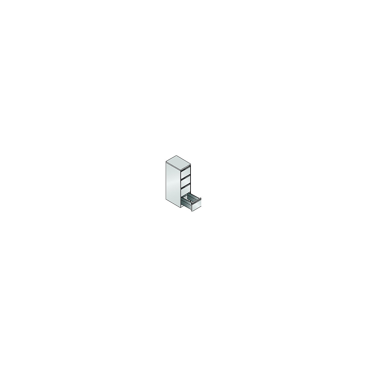 ACURADO suspension filing cabinet – C+P (Product illustration 2)-1