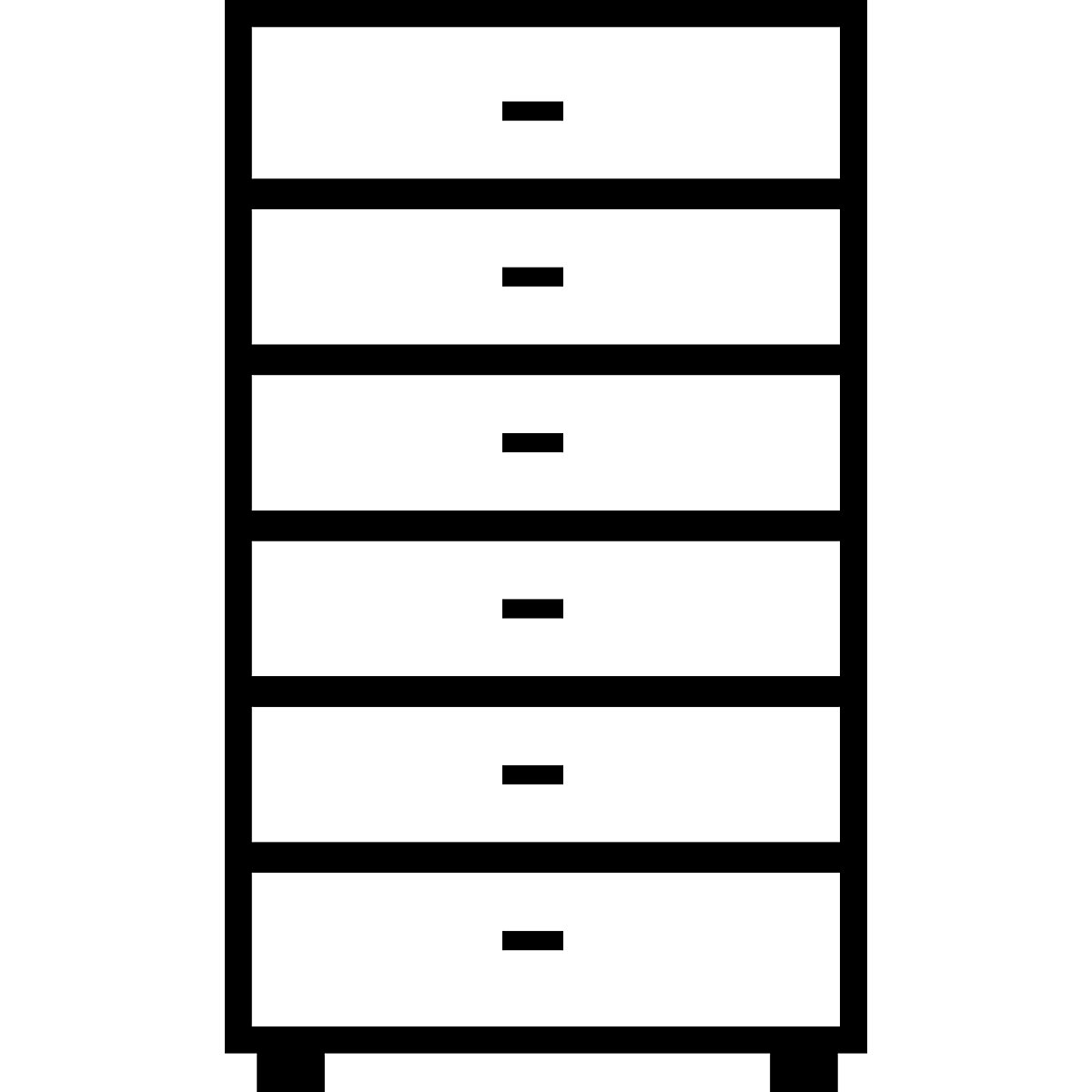 Card file cabinet, bar handles – mauser (Product illustration 4)-3