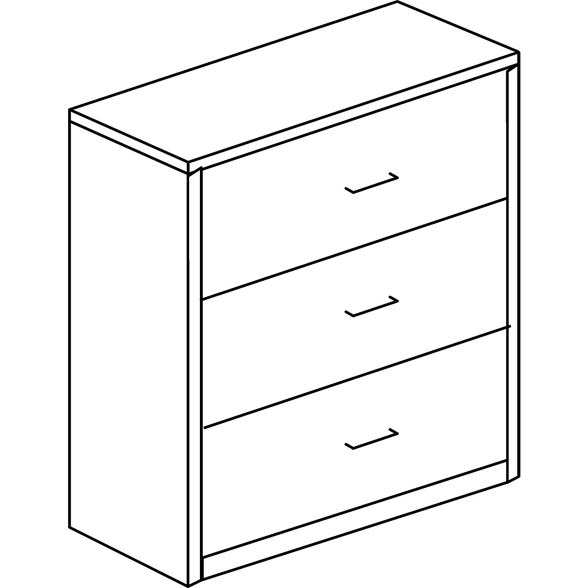 Suspension filing cabinet – mauser (Product illustration 3)-2