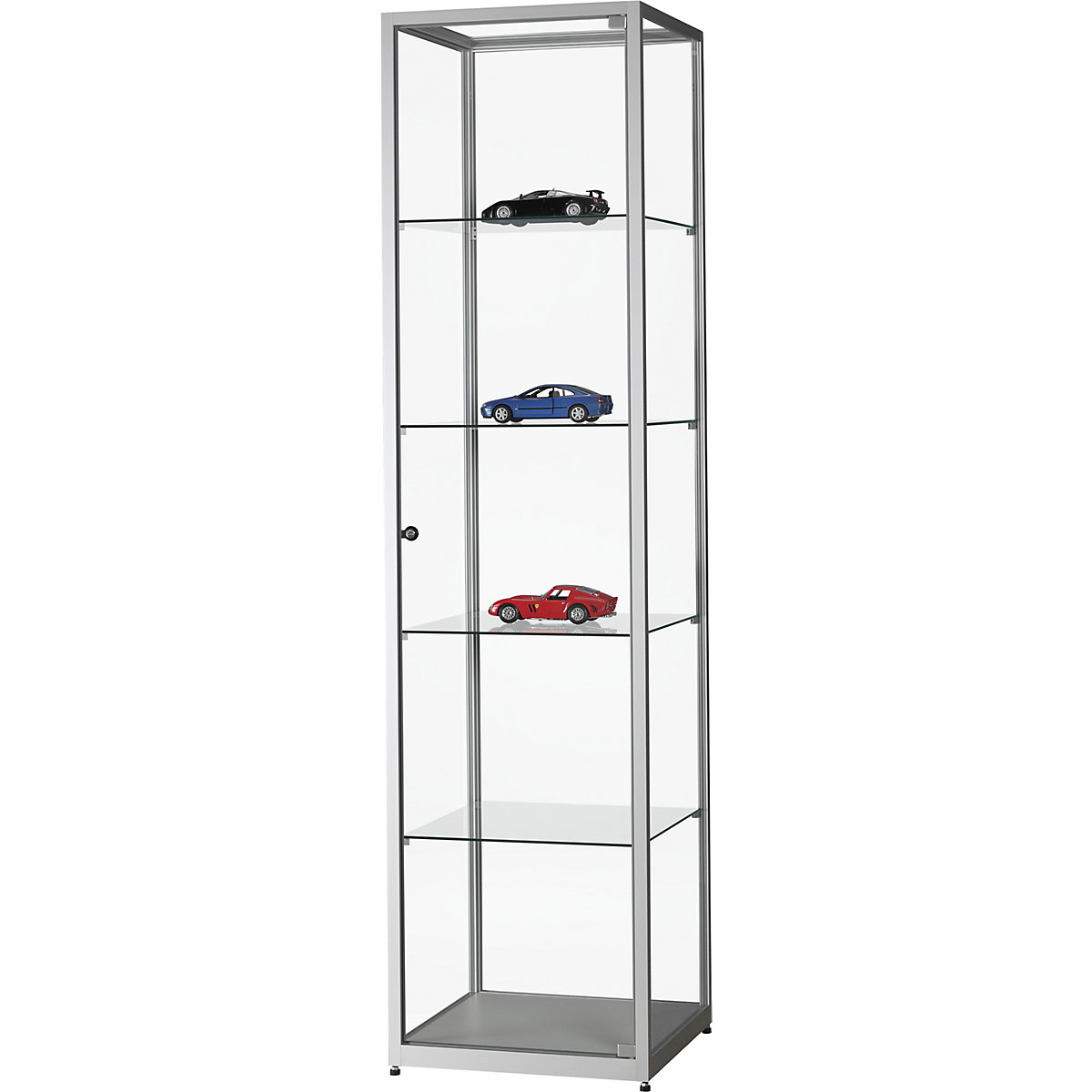 Glass cabinet, height 1984 mm, without lighting