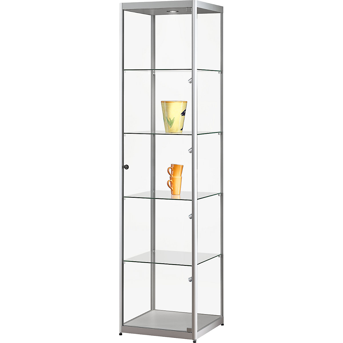 Glass cabinet, height 2000 mm