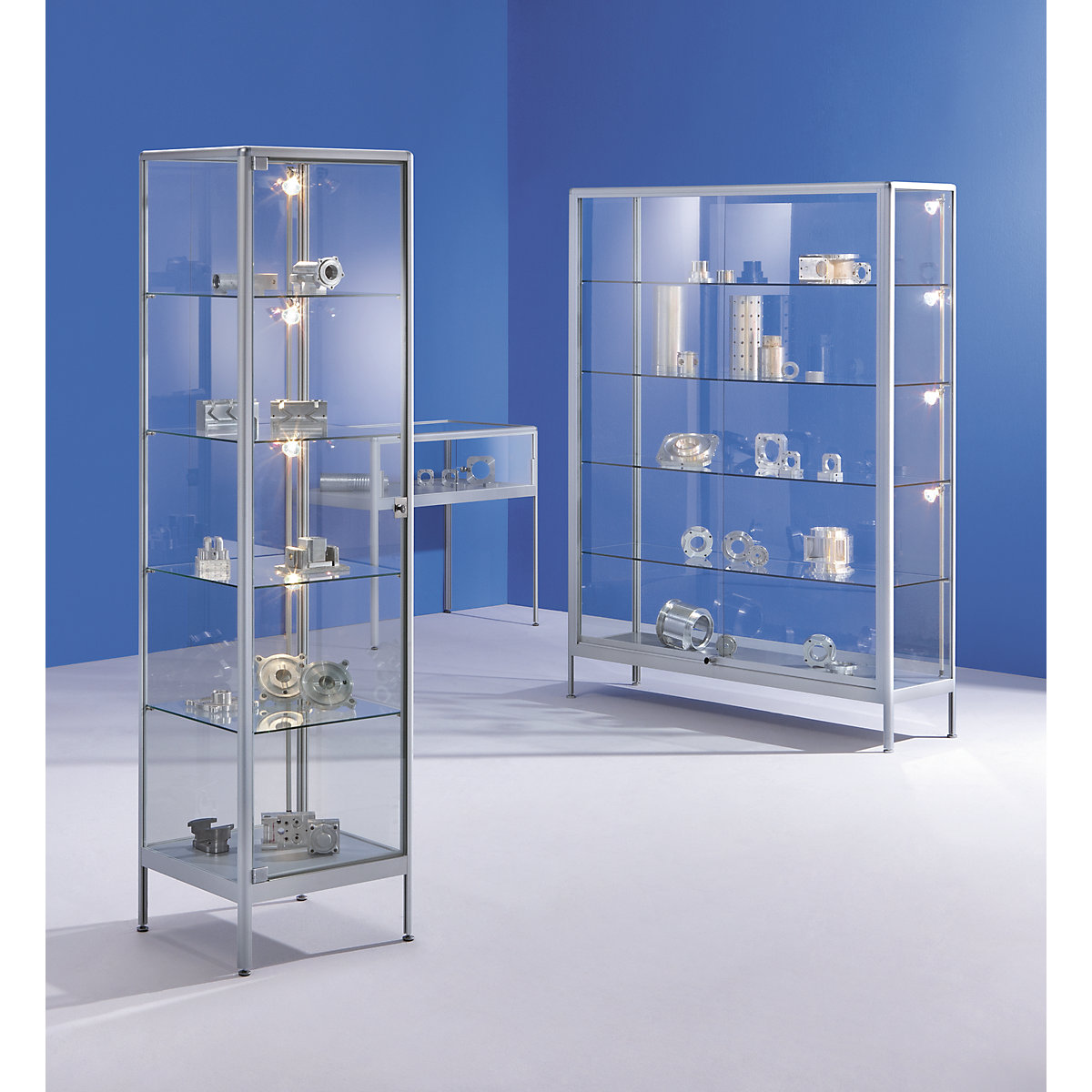 Glass cabinet – eurokraft pro (Product illustration 2)-1