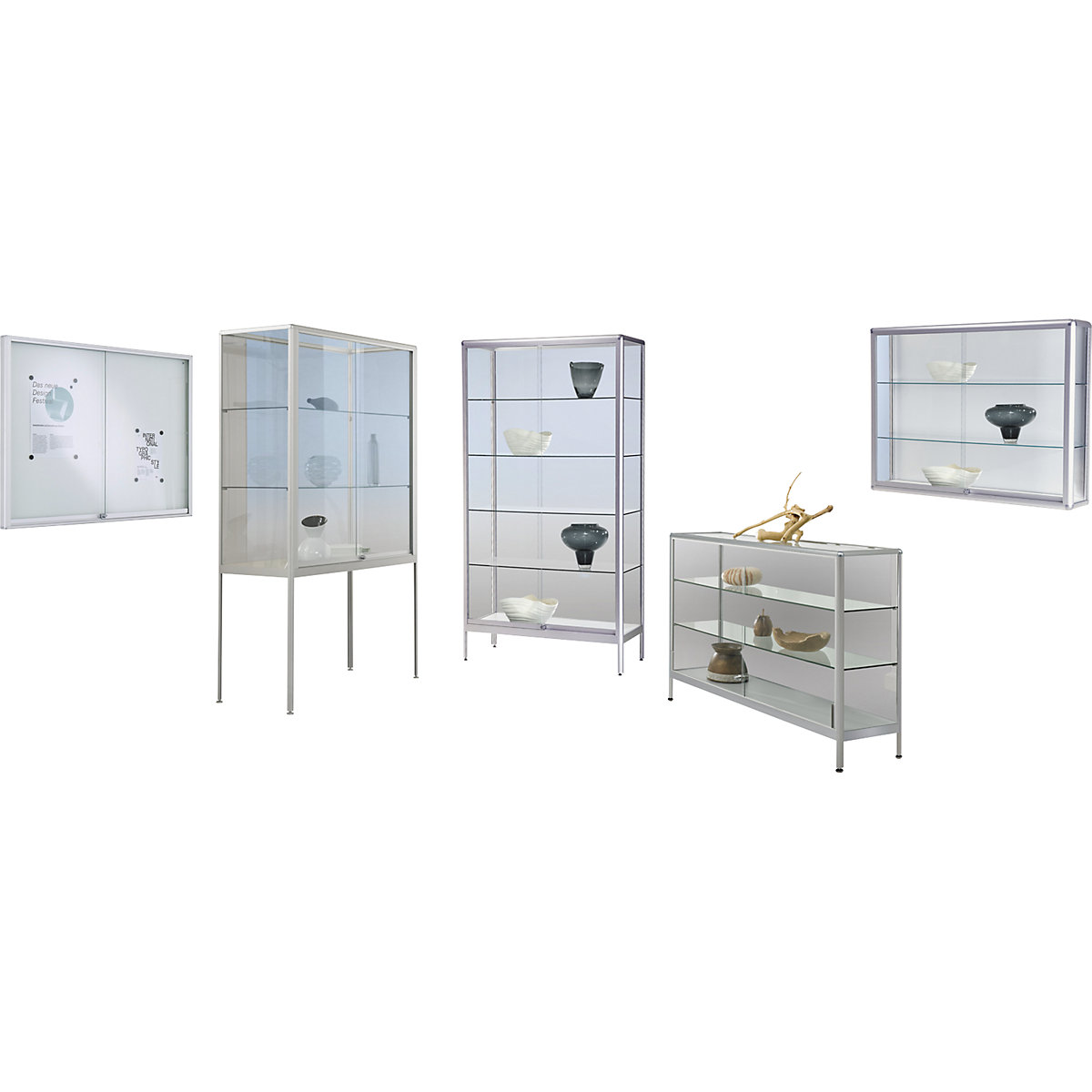 Glass cabinet – eurokraft pro (Product illustration 3)-2