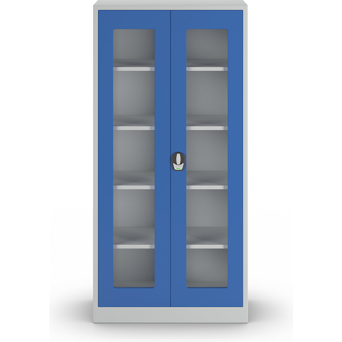 Double door cupboard with E lock – Wolf (Product illustration 4)-3