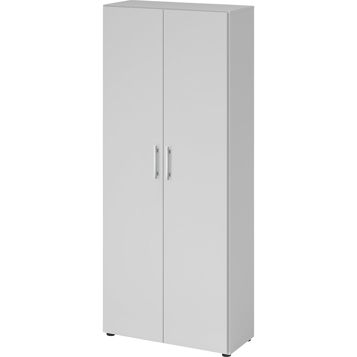 Filing cupboard, HxWxD 1880 x 800 x 330 mm, light grey-0