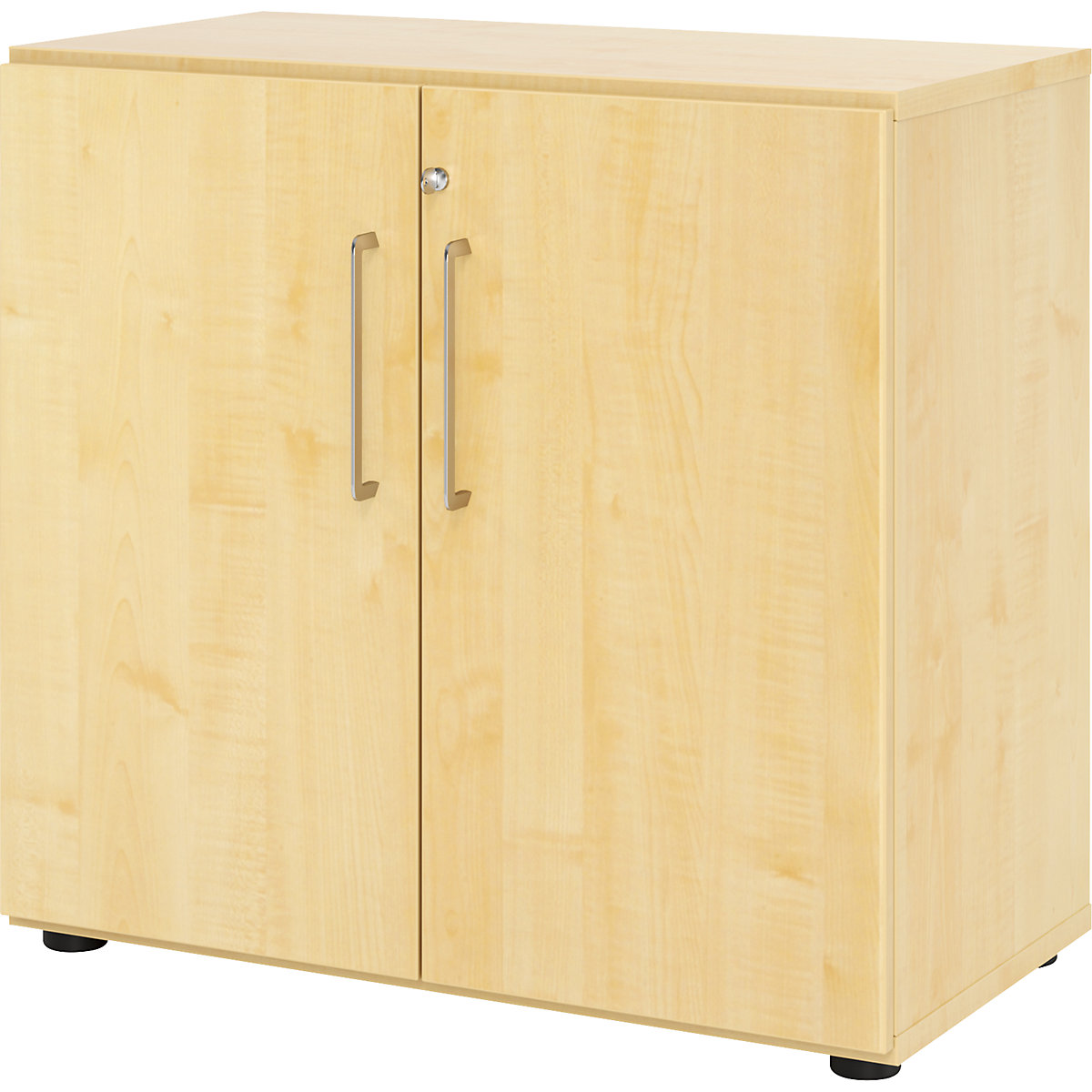 Office cupboard VERA-ZWO, HxWxD 748 x 800 x 420 mm, 1 shelf, maple finish-0
