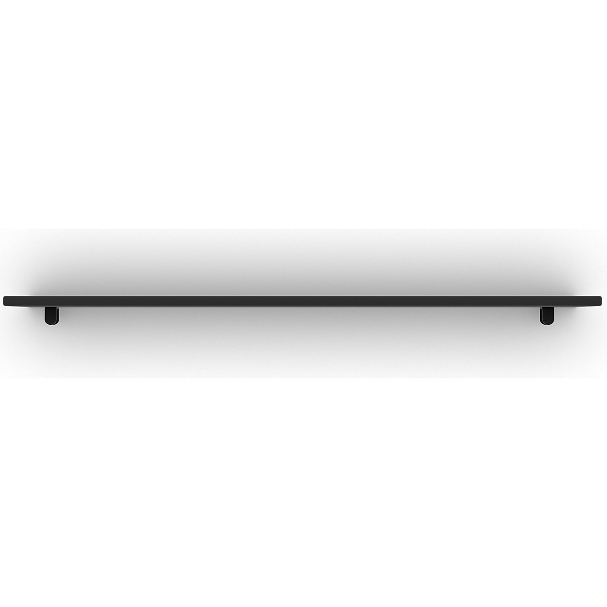 Standard acoustic desk partition with straight corners (Product illustration 2)-1