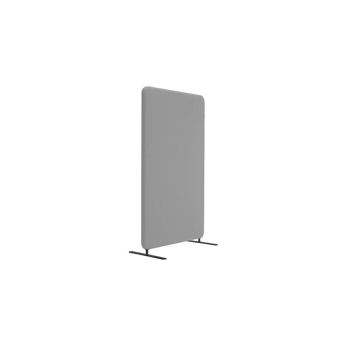 Standard acoustic partition, HxW 1500 x 800 mm, incl. feet, grey-1