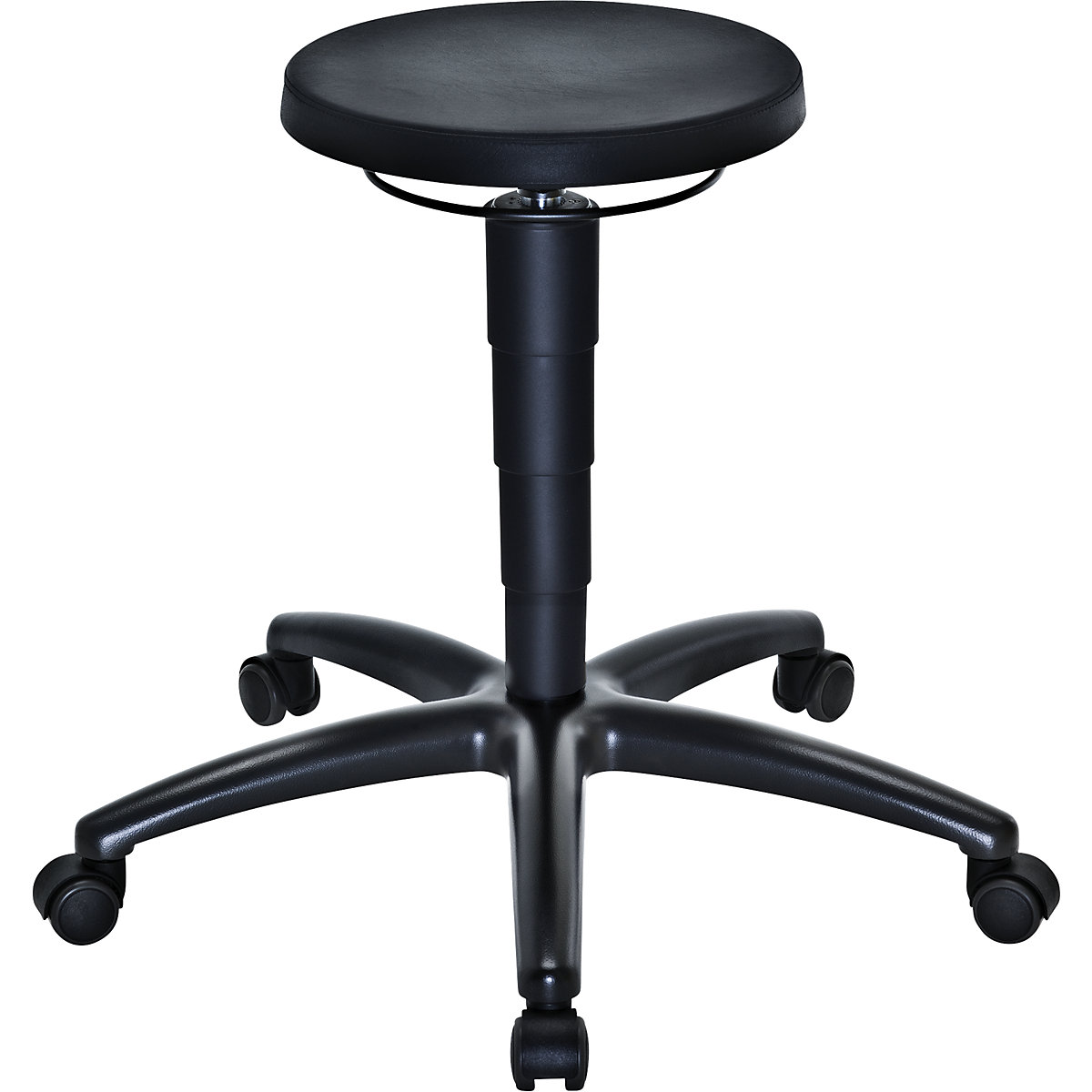 Industrial stool with gas lift height adjustment - eurokraft pro