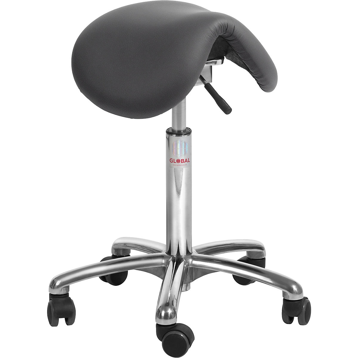 Saddle stool for dynamic sitting