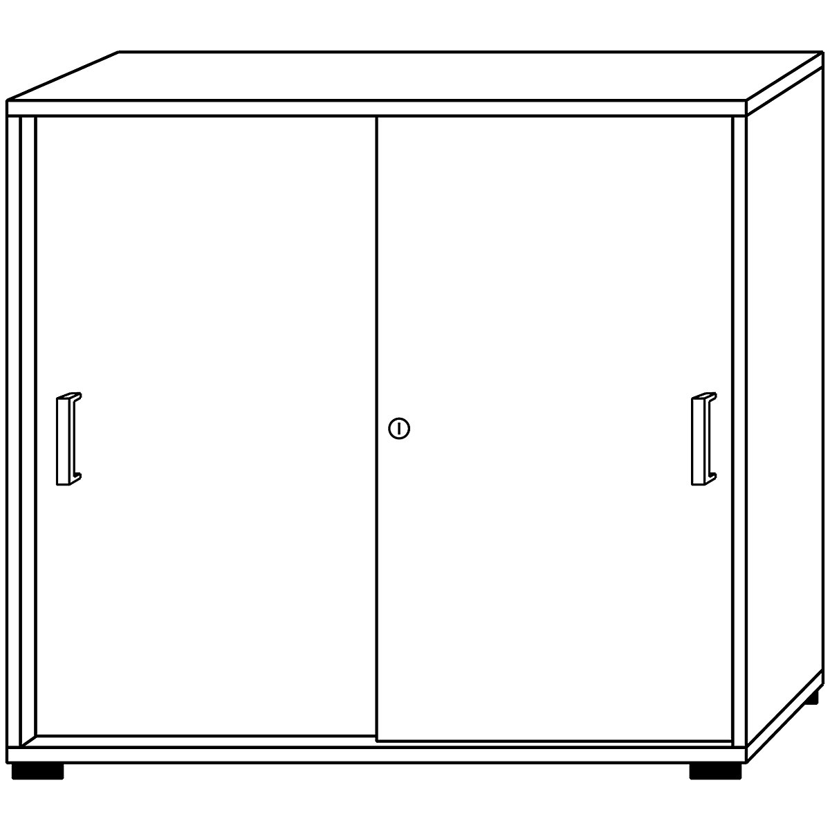 Sliding door cupboard VERA-ZWO (Product illustration 3)-2