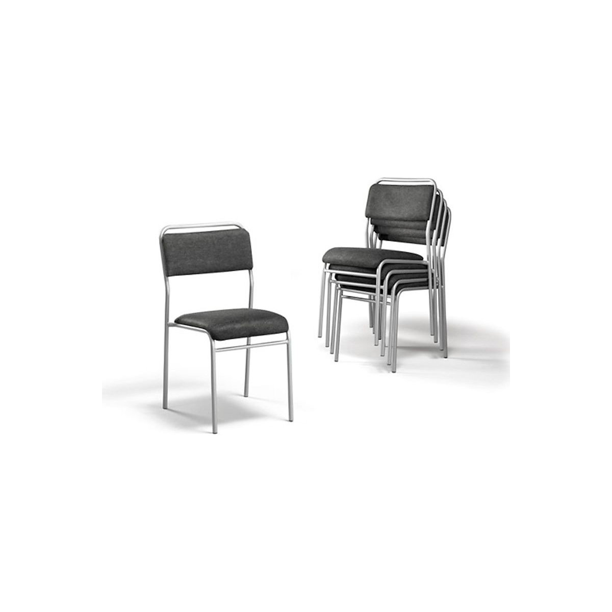 Conference chair without arm rests