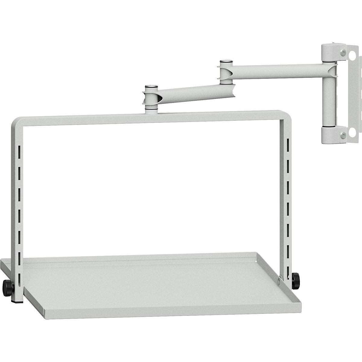 Base frame + swivel arm not included in delivery