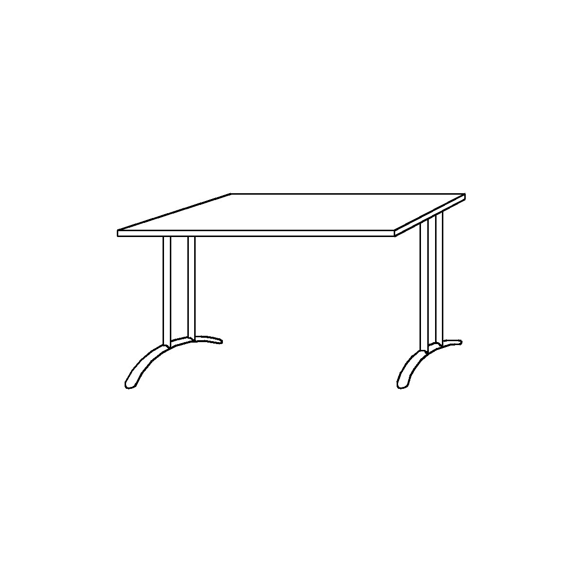 Desk BIANCA (Product illustration 4)-3