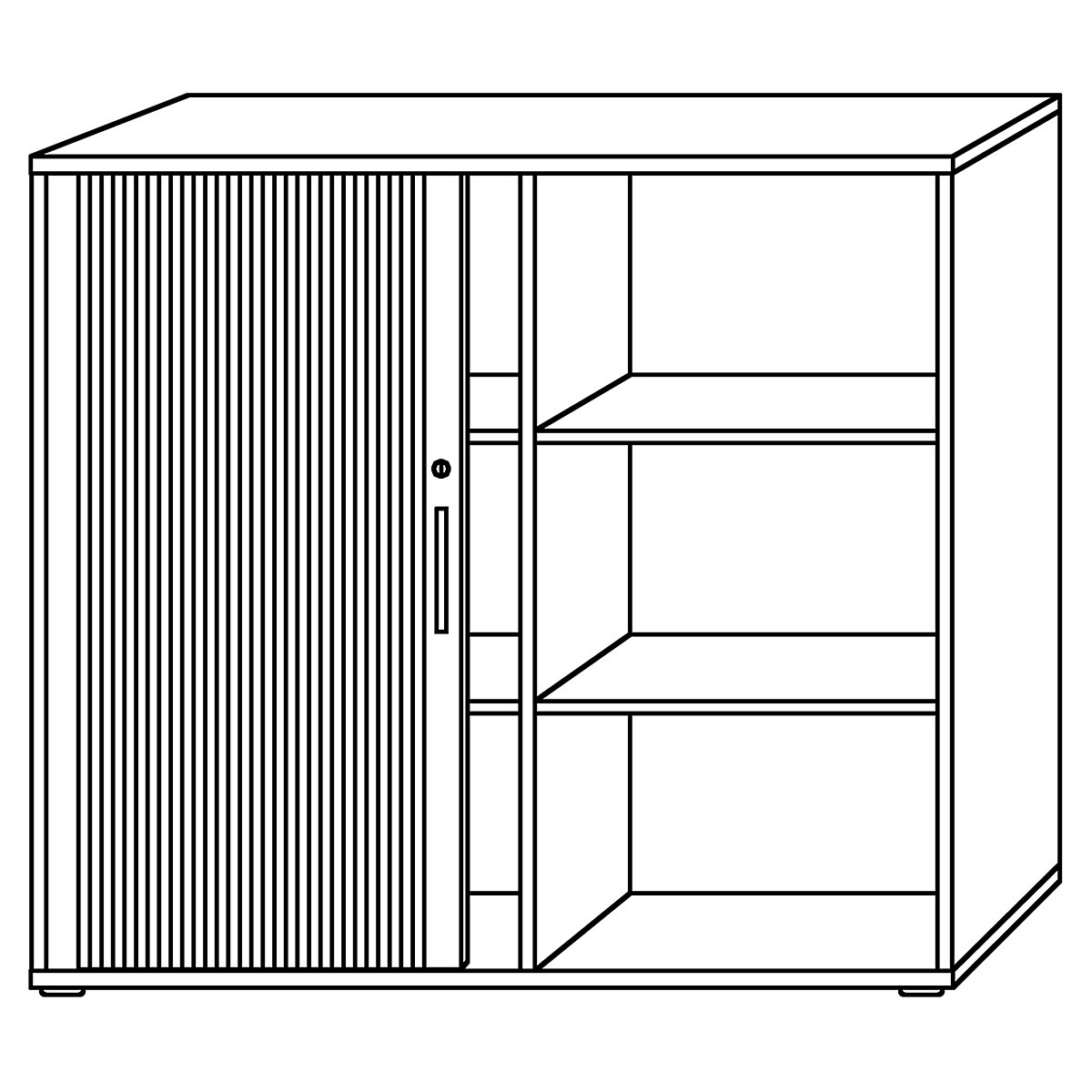Roller shutter cupboard (Product illustration 5)-4