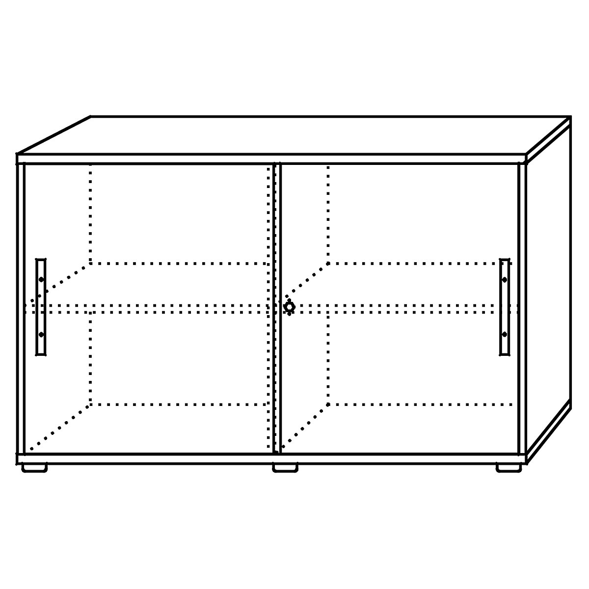 Sliding door cupboard FINO (Product illustration 5)-4