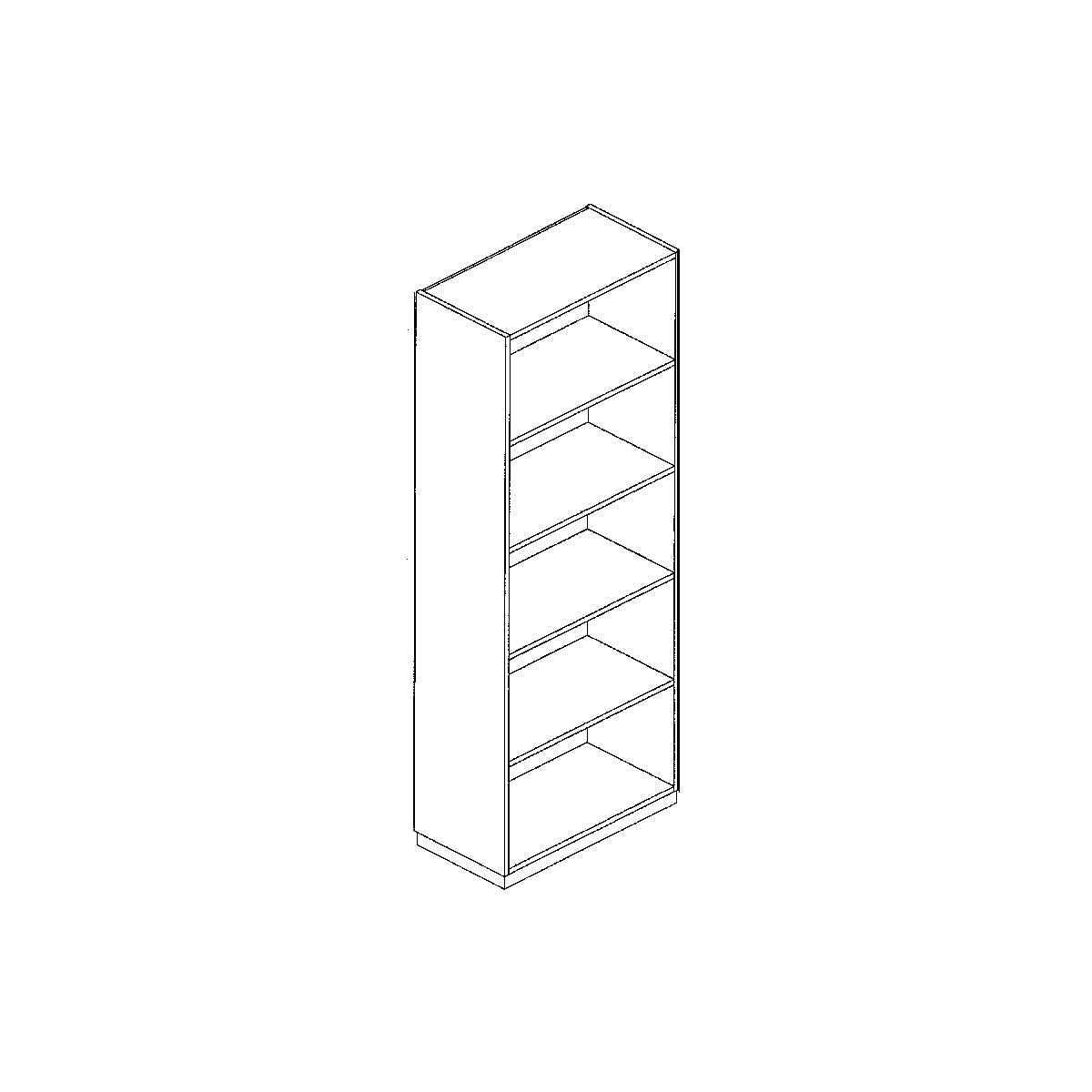 Office shelf unit LENA (Product illustration 5)-4