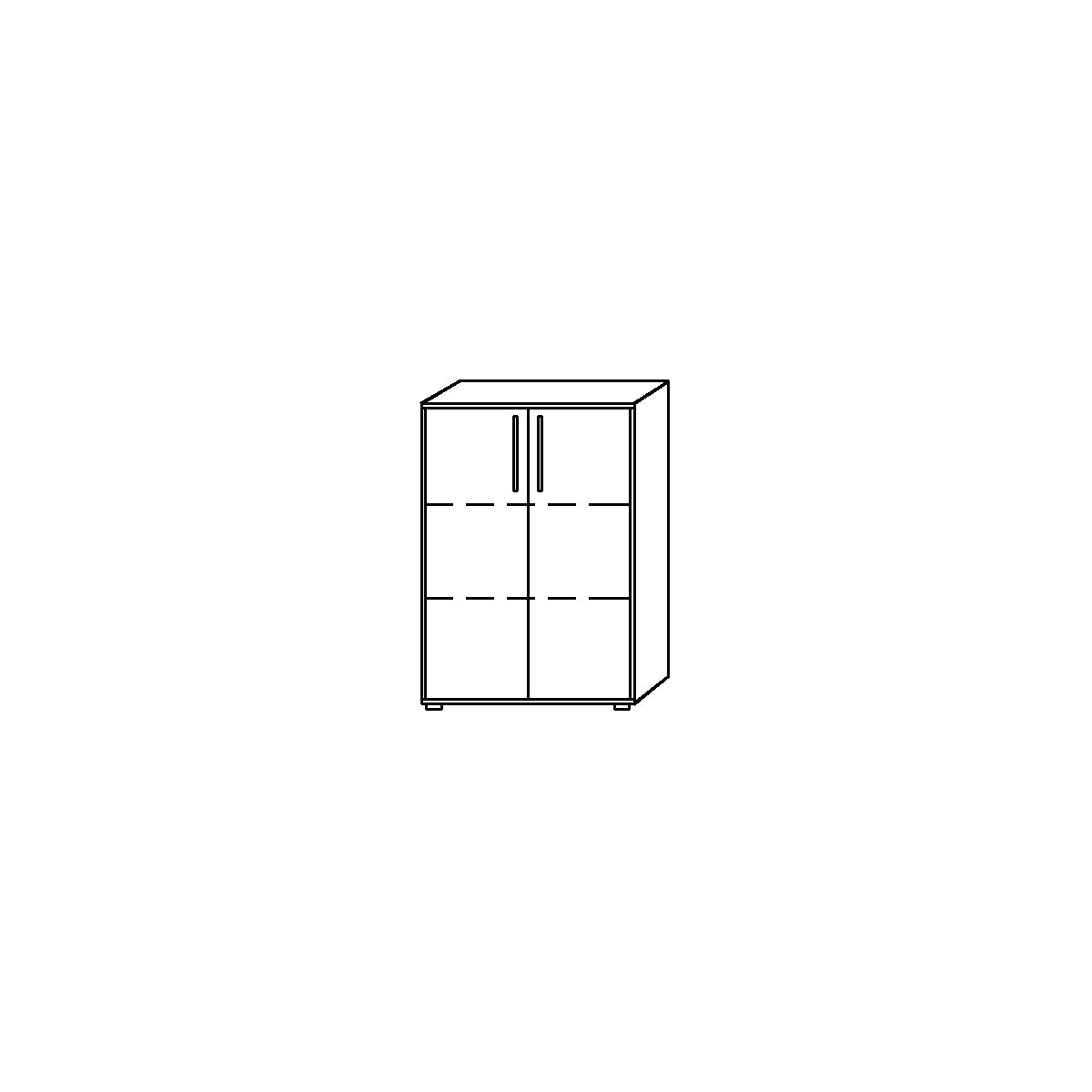 Office cupboard NICOLA – eurokraft pro (Product illustration 2)-1