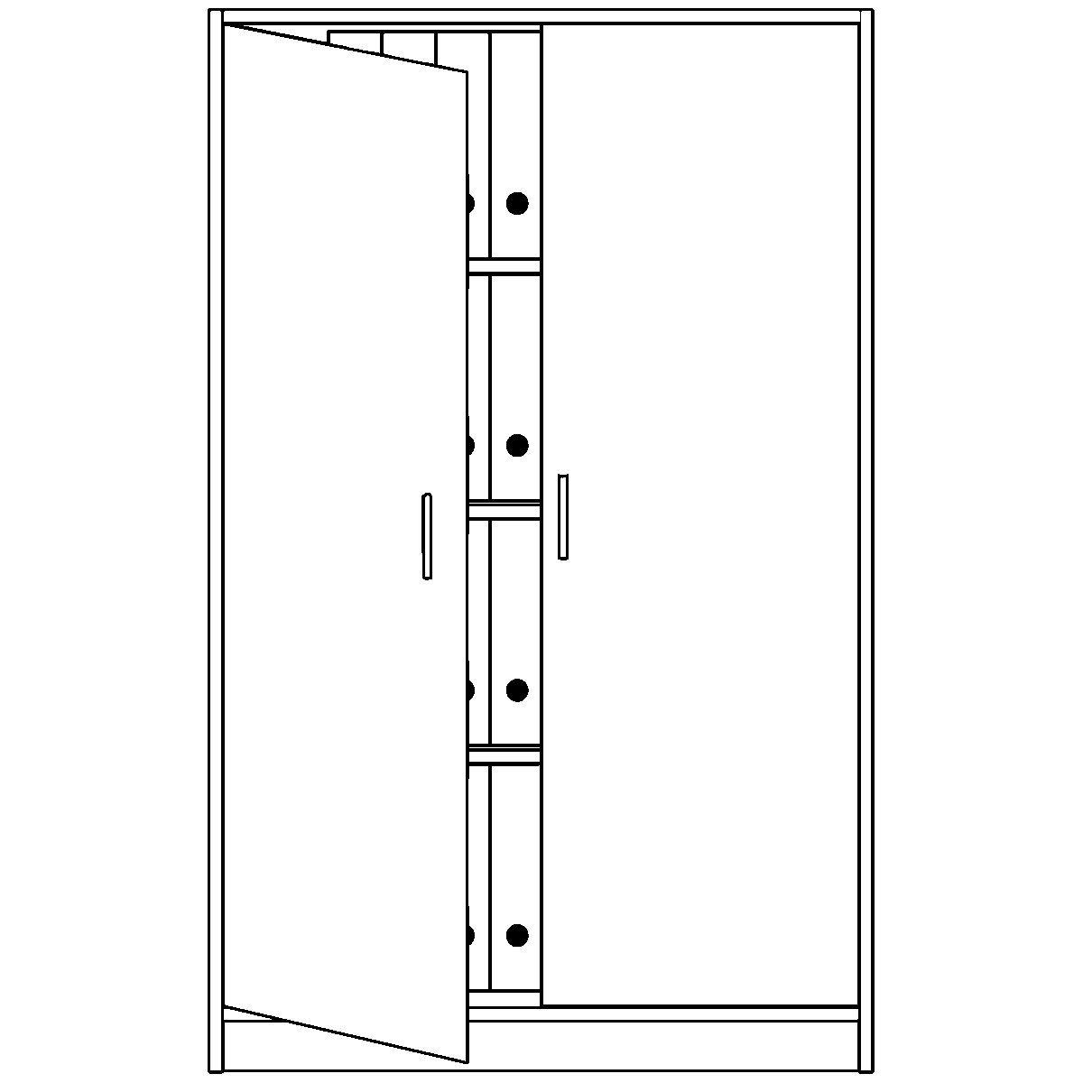 Double door cupboard TINO (Product illustration 4)-3