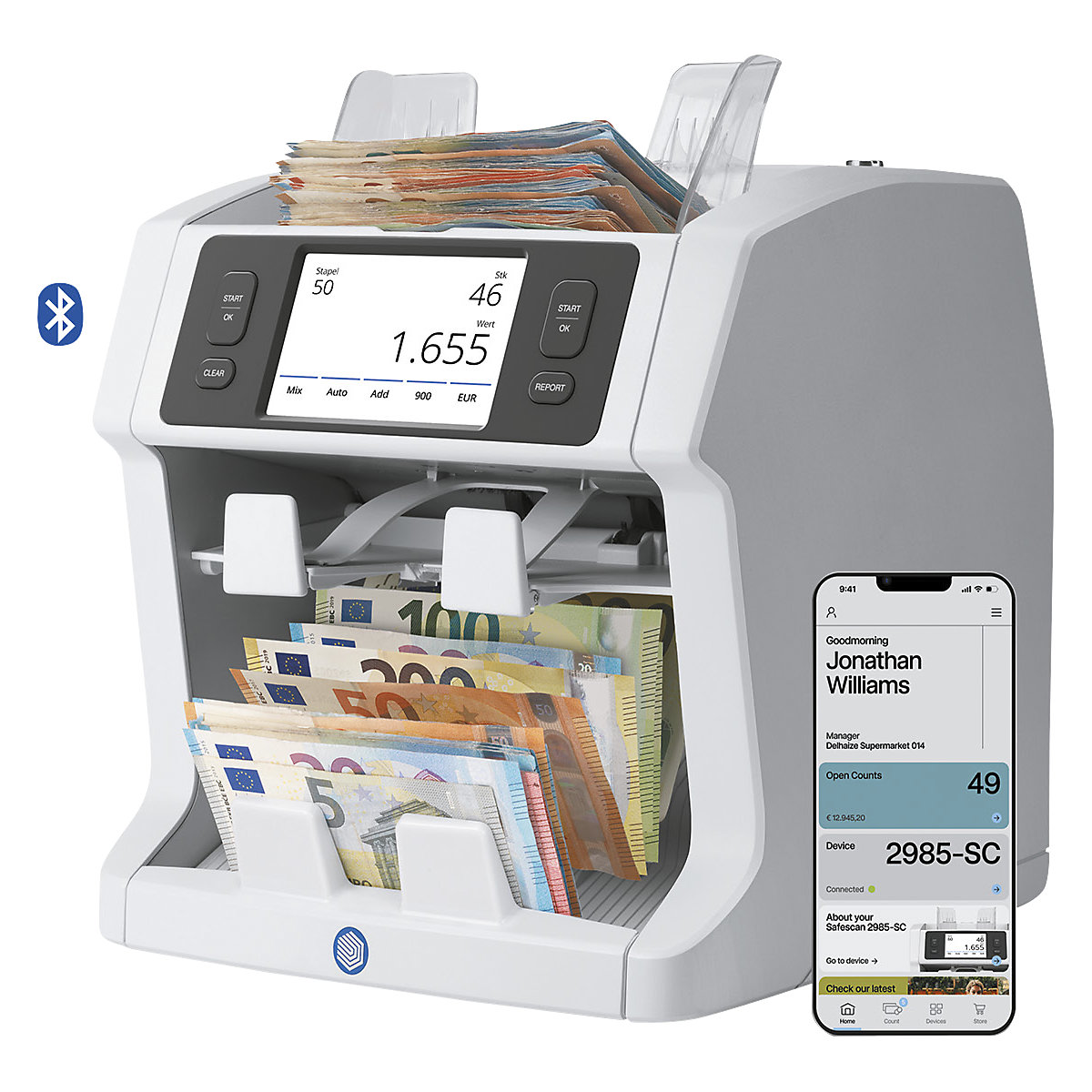 Contador de billetes – Safescan (Imagen del producto 10)-9