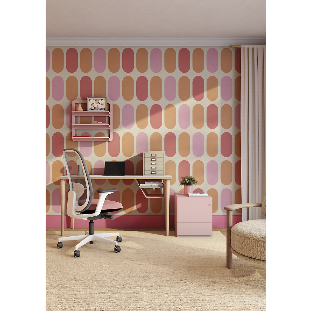 Buck rodante Note™ con 3 cajones universales – BISLEY (Imagen del producto 4)-3