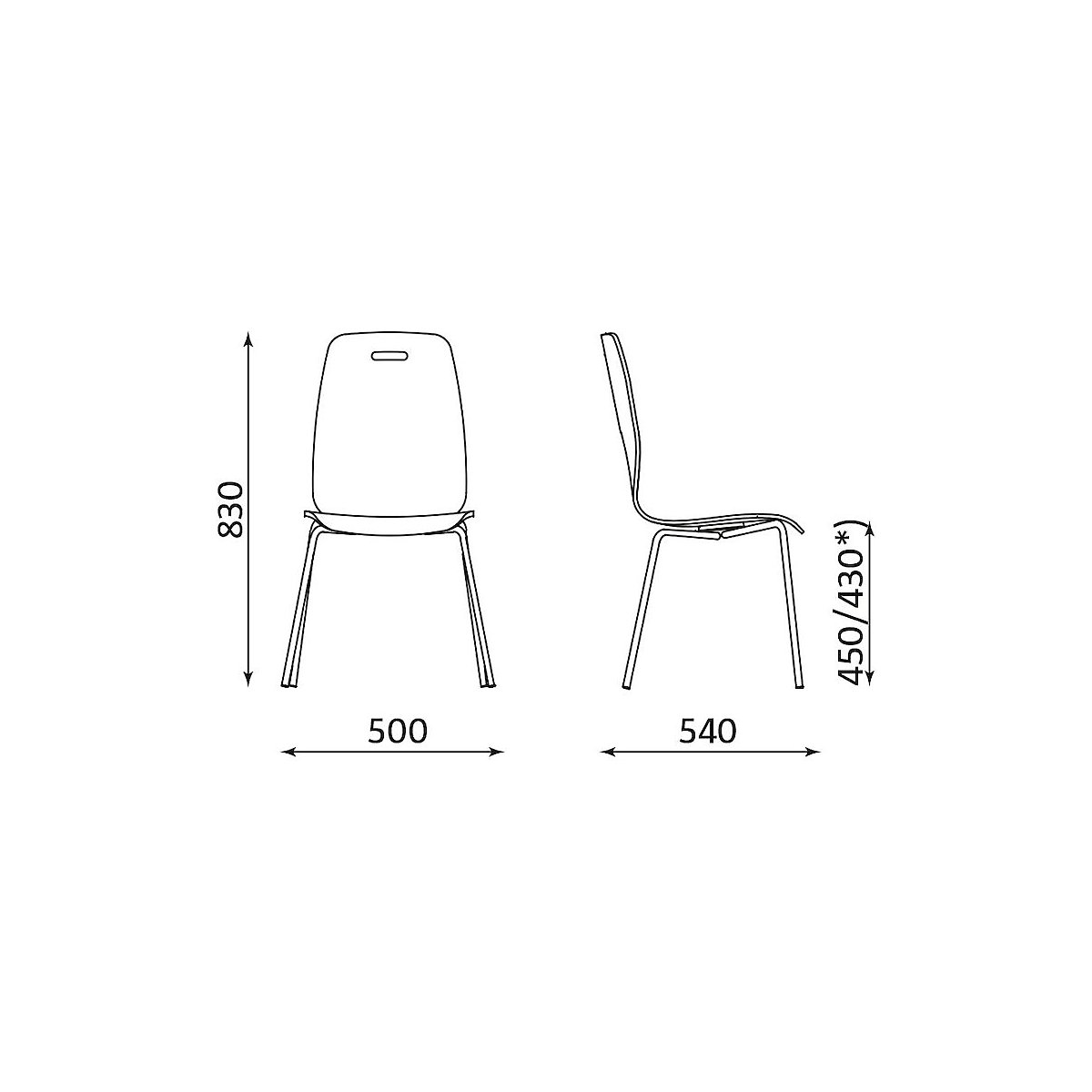 Silla de carcasa Alina (Imagen del producto 2)-1