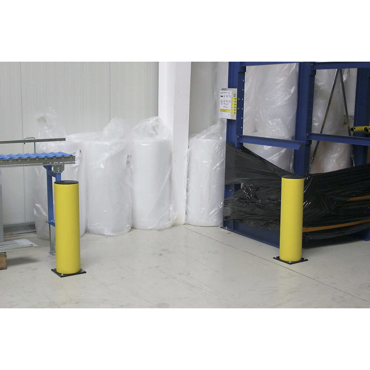 Odbojni stup BRAVO, od fleksibilne plastike, ukupna visina 750 mm
